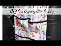 Car organization caddy  how to make a car organizer  diy organizer