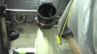 Homemade pitching machine