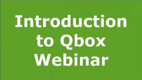 Introduction to Qbox Webinar