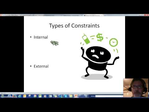 Contraint Examplels What Are Management Contraints In A Project Charter
