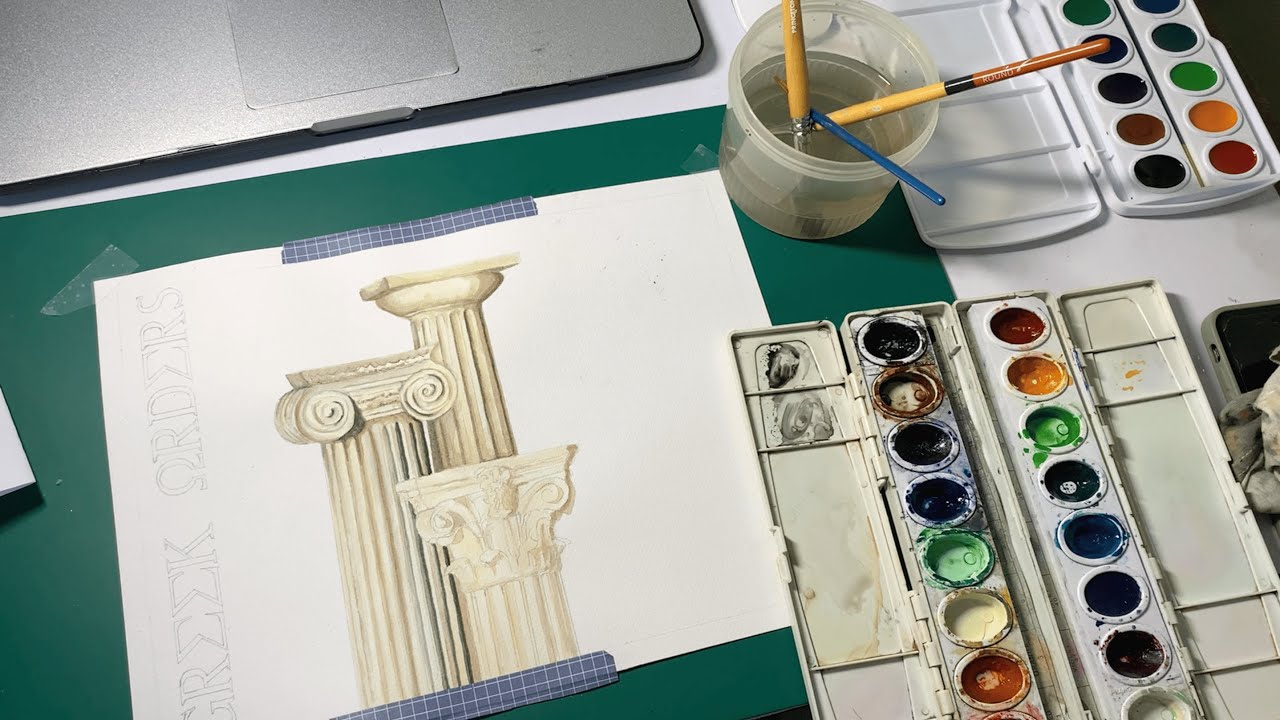 Greek Orders of Architecture Plate — History of Architecture 1