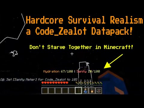 Minecraft Survival Realism Datapack | Inspired by Don't Starve Together! | 1.14+