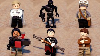 LEGO Star Wars The Skywalker Saga - All Rogue One DLC Characters Showcase (4K 60FPS)