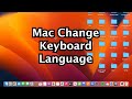 How To Change Keyboard Language On MacBook 