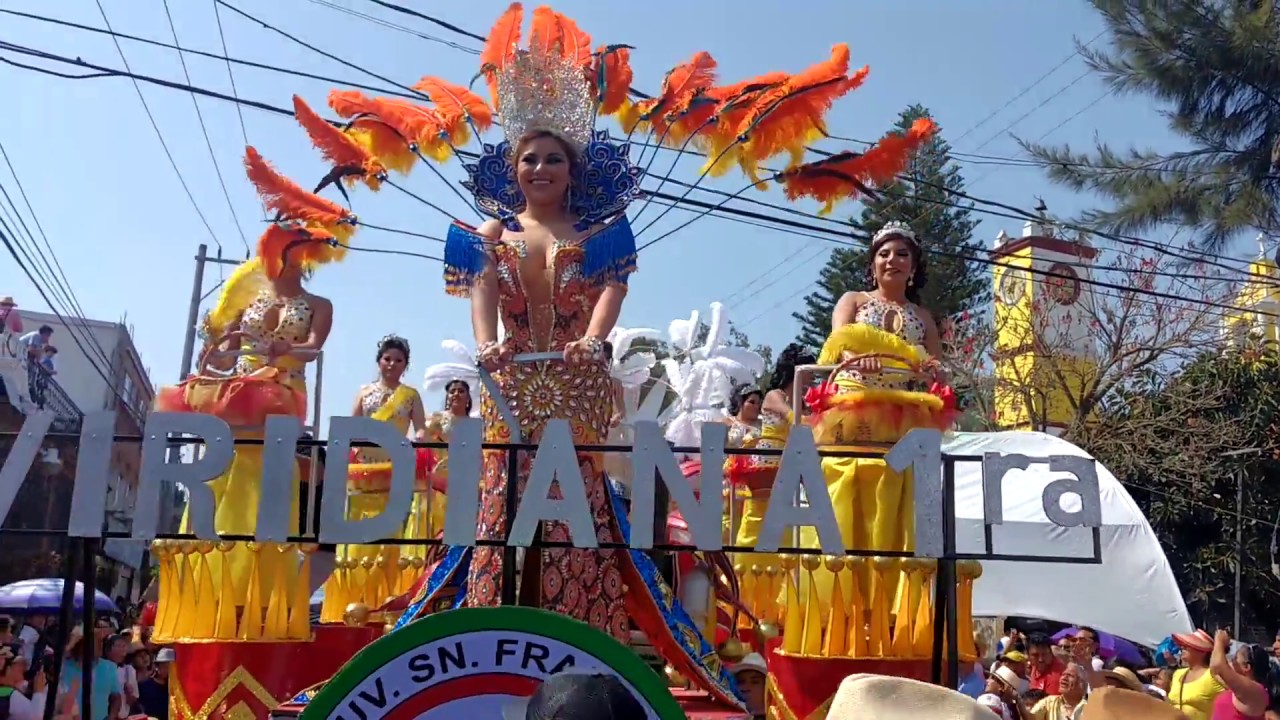 Carnaval San Francisco Tlaltenco 2018 Club Juvenil Domingo 04 Marzo