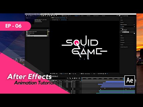 Squid Game : Logo Animation - After Effects Tutorial | EP - 06 | Hindi