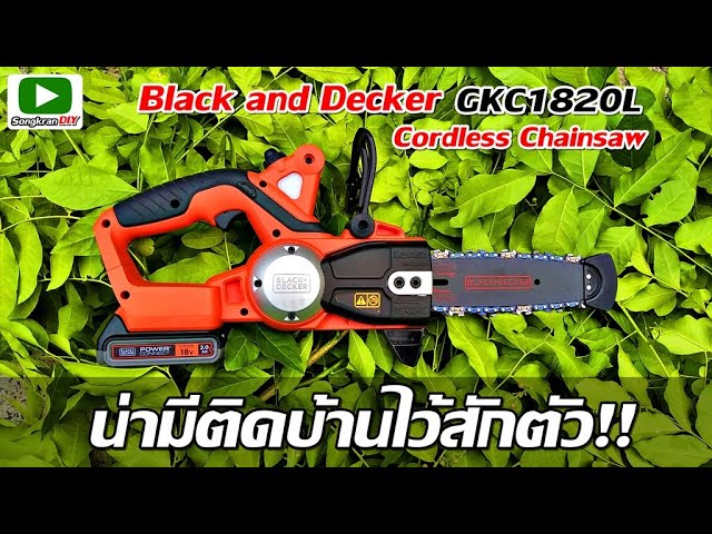 Black and Decker GKC1820L 18v Cordless Chainsaw 200mm