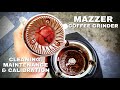 Mazzer mini coffee grinder  cleaning maintenance  calibrating dialingin how to