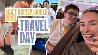 WALT DISNEY WORLD TRAVEL DAY ✈️ | Virgin Atlantic | Walmart | Honeymoon March 2026