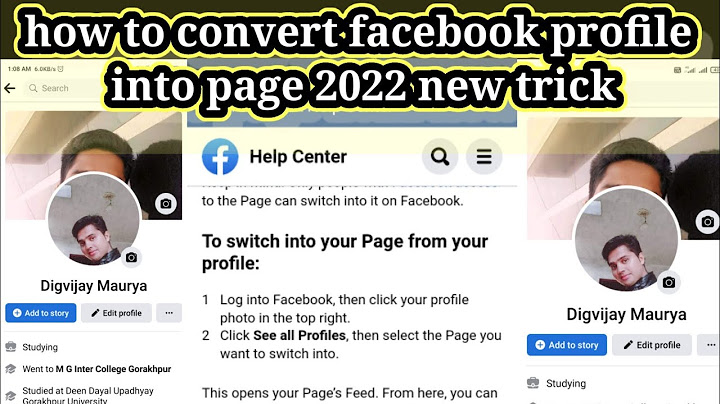 How to switch your facebook account to a business account