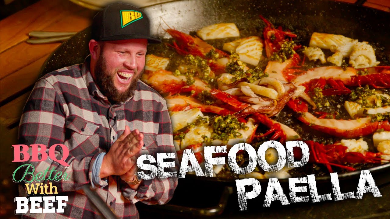 PROPER PAELLA WITH JOSE PIZZARO!!!! This is how seafood should be