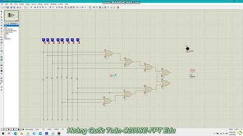 Thiết kế mạch điện chống trộm sử dụng các cổng logic