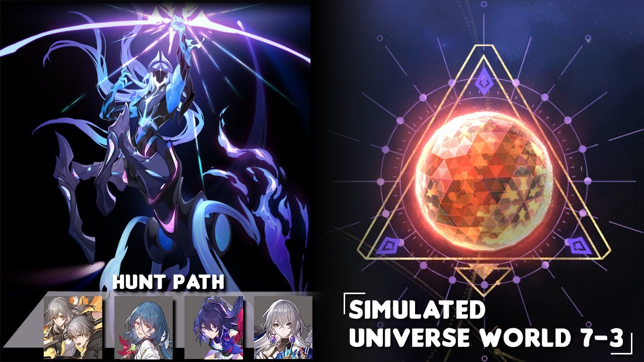 Simulated Universe : World 7-3 | E0 Seele - Hunt Path | Honkai Star Rail