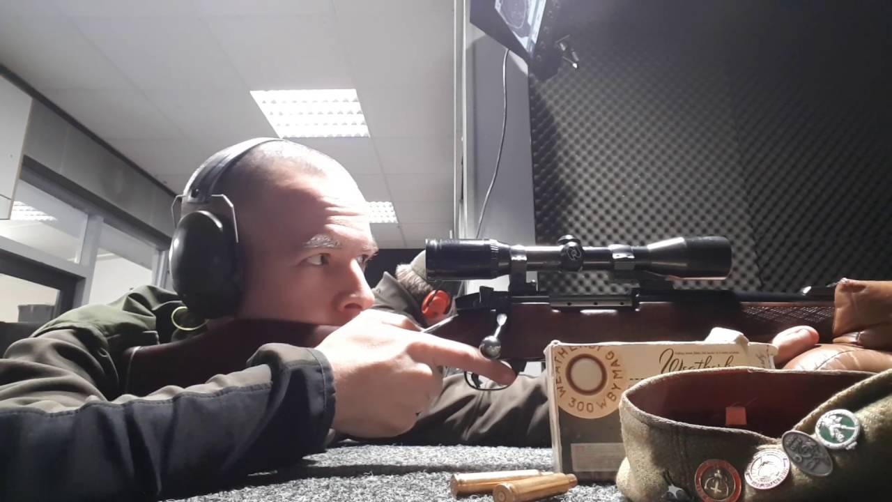 Proefschot met mijn .300 Weatherby Magnum op schietbaan Dorhout Mees in Biddinghuizen