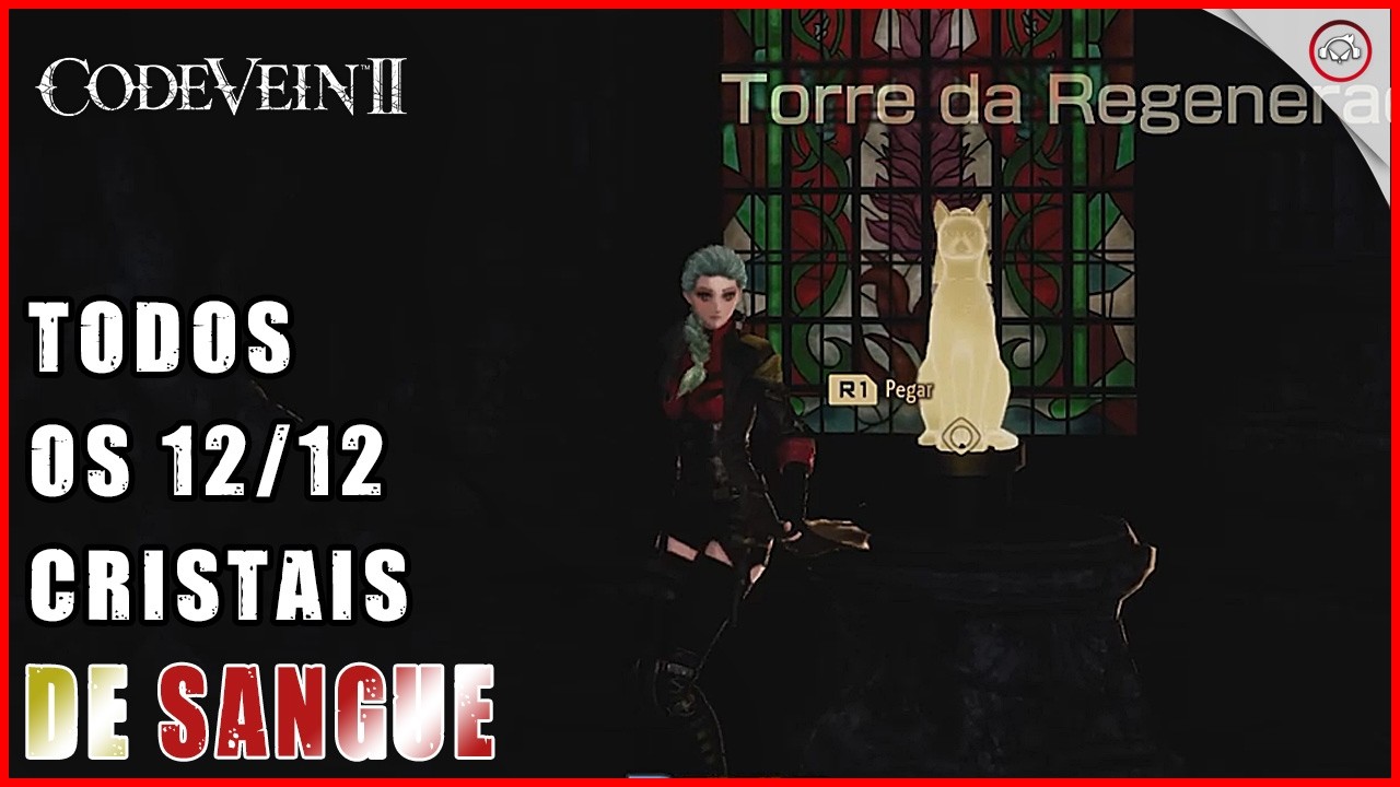 Miniatura do vídeo Code Vein 2, Todos os 12/12 12 Cristais de Sangue | Super-dica