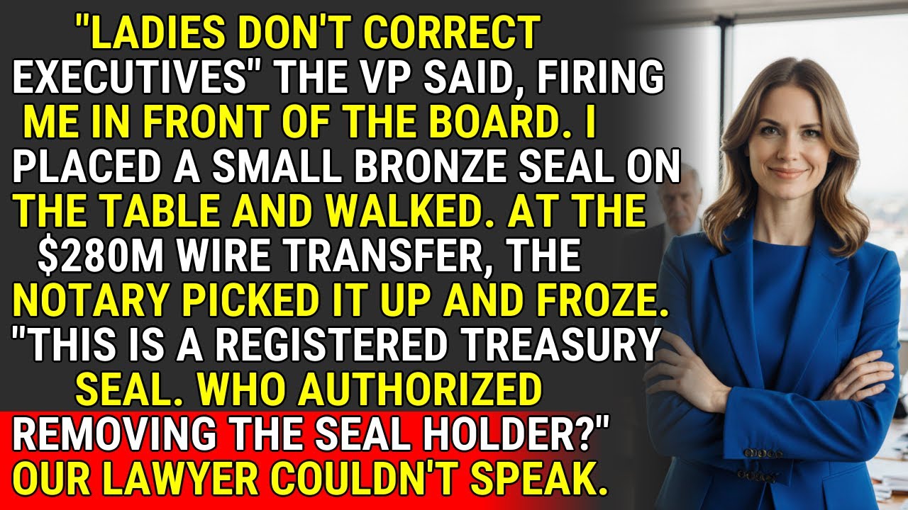 Вице-президент уволил меня в зале заседаний — я использовал печать казначейства, чтобы заморозить...