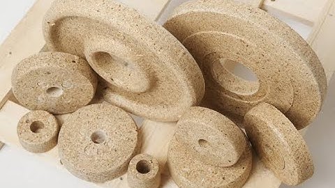 Core plug made from waste wood