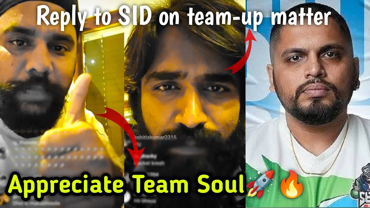 🇮🇳Ghatak savage reply to SID on team-up matter and appreciate Team soul🔥🚀
