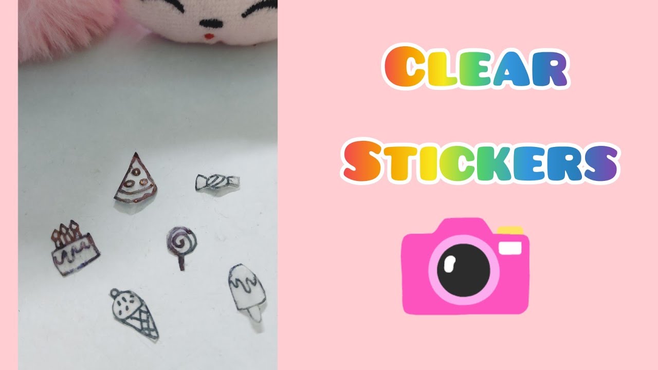 How to make Clear Stickers YouTube