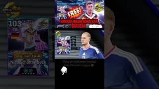 FREE Nico Schlotterbeck 🔥🔥🔥🥳 #efootball #efootball2026 #pes