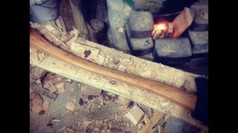 Make your own custom axe handle - Cherry wood!