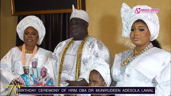 Royal Birthday! Unforgettable & Luxurious Royal 70th Birthday of Timi of Ede, Oba Munirudeen Lawal.