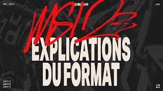 Famous MSI 2023 | Explications du format Profile