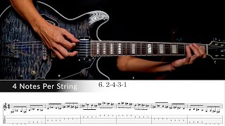 4 Notes Per String 2-4-3-1