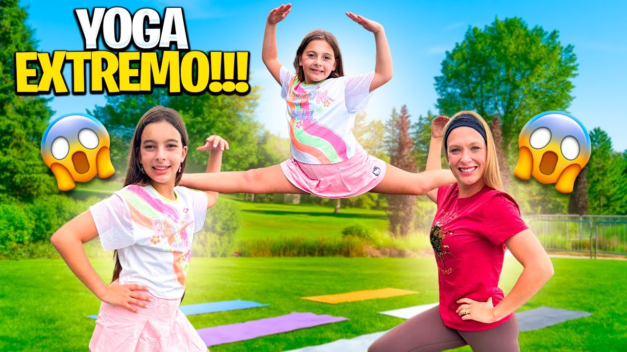 DESAFIO DO YOGA EXTREMO! LAURINHA, HELENA E JÉSSICA GODAR!