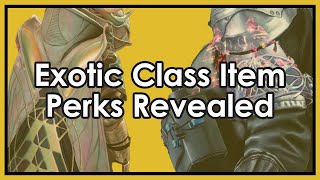 How Exotic Class Items Will Work In Final Shape Some New Gameplay