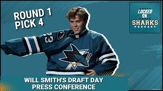 San Jose Sharks' Will Smith Draft Day Introductory Press Conference