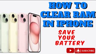 How to clear ram in iPhone ! iphone ka ram clear kaise kare !