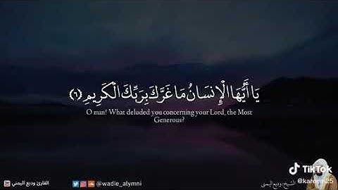 تلاوة قصيرة الشيخ وديع اليمني