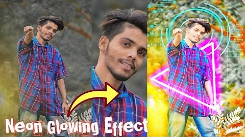 Snapseed Neon Glowing Effect Editing. Best Photo  Editing in Snapseed App 🔥