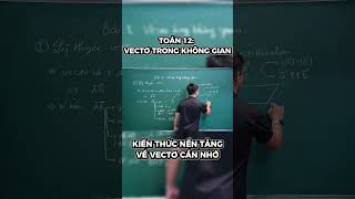 TOÁN 12: VECTƠ TRONG KHÔNG GIAN - NHÌN DỄ NHƯNG HỌC SINH RẤT DỄ SAI!#toan12 #math #vecto #viral #fyp