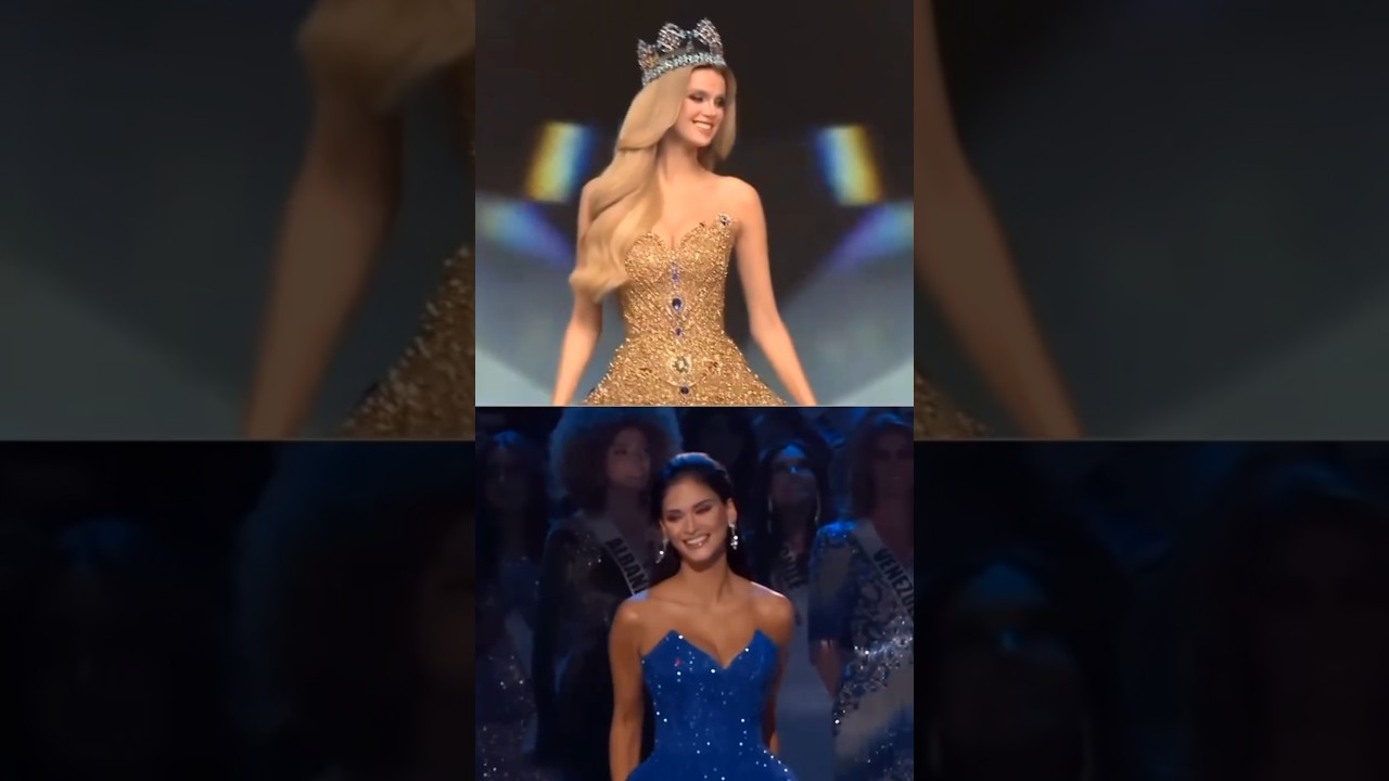 Two queens 👑✨❤️❤️ taking her final walk Miss world 2025 X Miss universe 2015 