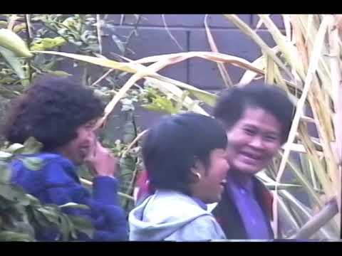 1995 Visit to Buddhist Temple, Wat Promkunaram (วัดพรหมคุณาราม) - Remastered Video