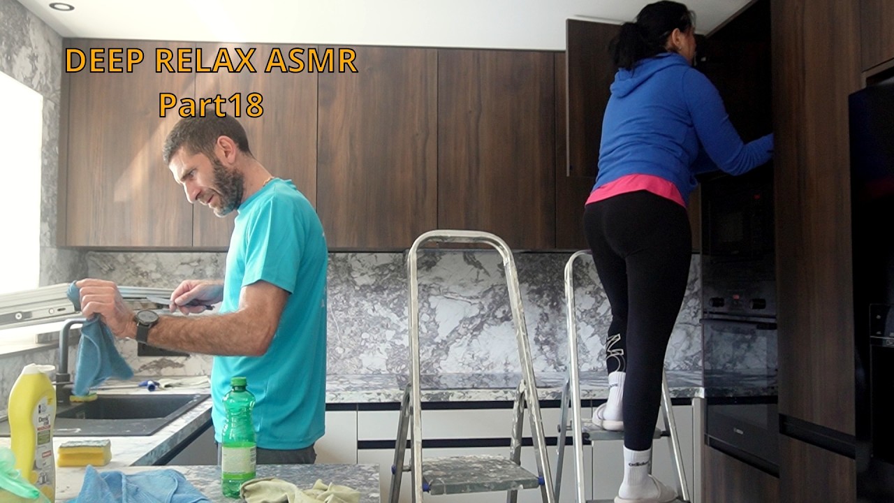 Deep Clean ASMR | Cleaning the kitchen - Scrubbing #260314 | Part 18 ...