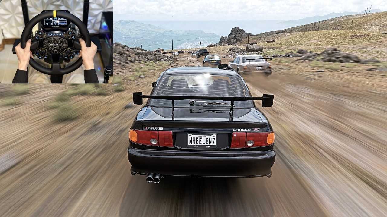 Mitsubishi Lancer Evolution III GSR Racing |Rally Forza horizon 5  |Steering Wheel Gameplay