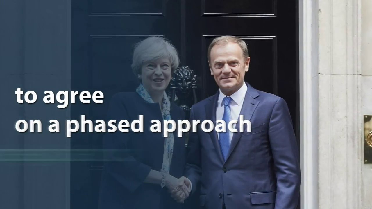 EU27 meet in Brussels to agree on phased approach for UK withdrawal talks