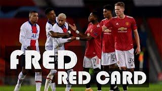 RED CARD FOR FRED | MANCHESTER vs PSG screenshot 3