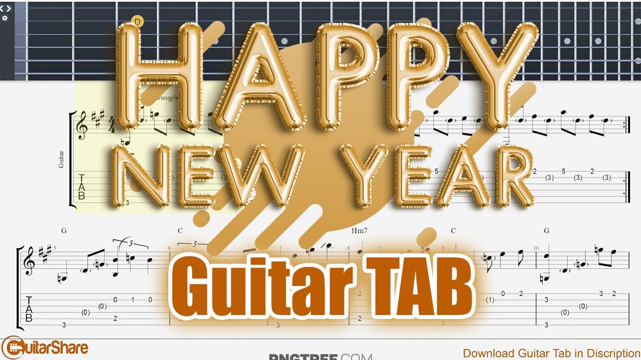 Happy New Year (ABBA) - Guitar TAB Easy - YouTube