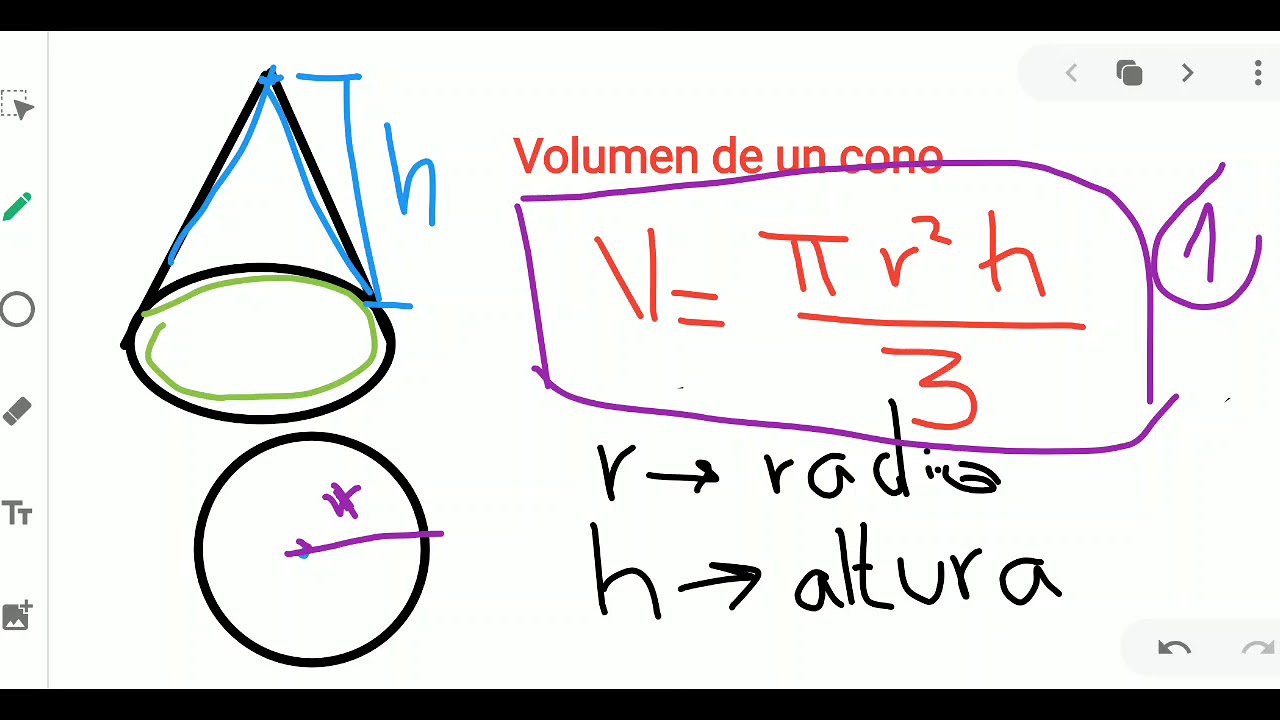 Calculo Volumen De Un Cono Printable Templates Free