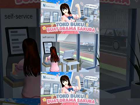 ADA TOKO BUKU DI SAKURA SCHOOL?! #sakuraschoolsimulator #sss #tutorialsakurasimulator