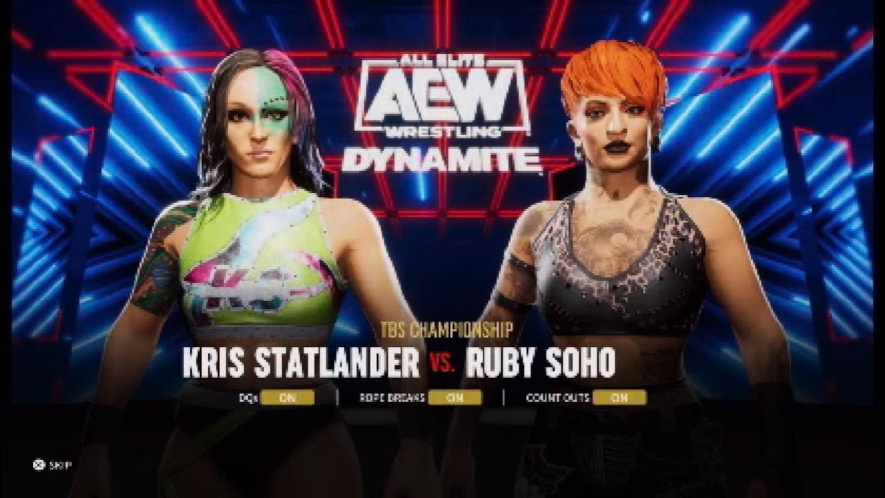 AEW Fight Forever | Kris Statlander vs Ruby Soho - YouTube