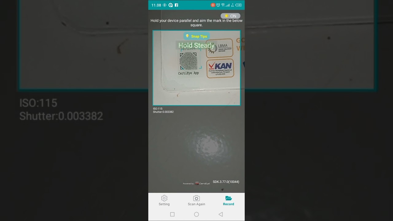 Cara cek keaslian logam mulia Antam via apk CertiEye 