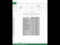 How to add a filter in Excel #FilterinExcel #cta #excelvideos