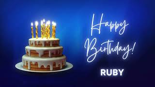 RUBY Happy birthday song | Happy Birthday RUBY | RUBY Happy birthday to You