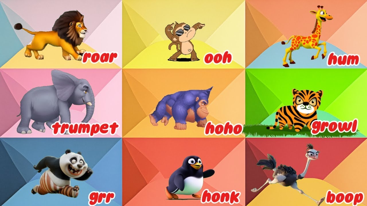 Zoo Animal Sounds Song 0324 | Nursery Rhymes | Little Trunky Learns