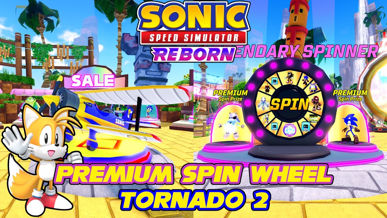 NEW* UNLOCK A GOLDEN TORNADO FOR FREE! (SONIC SPEED SIMULATOR